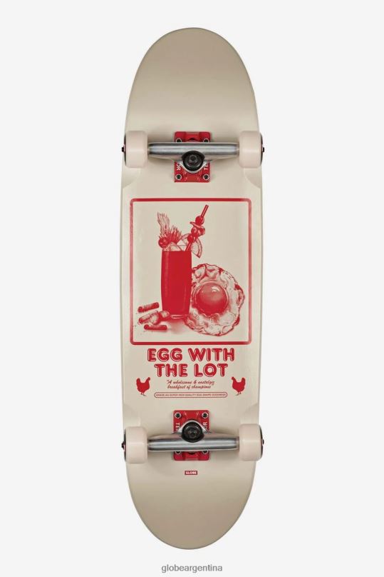 eggy 8.625" completo blanquecino/el lote Globe Brand patinetas 4HL02Y203