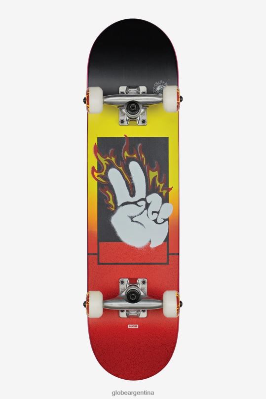 encender 7.0" mini completo arce negro/rojo Globe Brand patinetas 4HL02Y178