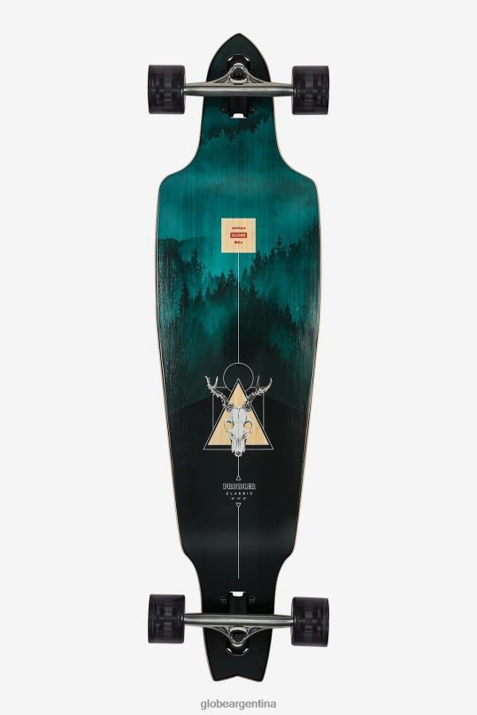 longboard prowler clásico 38" bambú/montañas azules Globe Brand patinetas 4HL02Y148