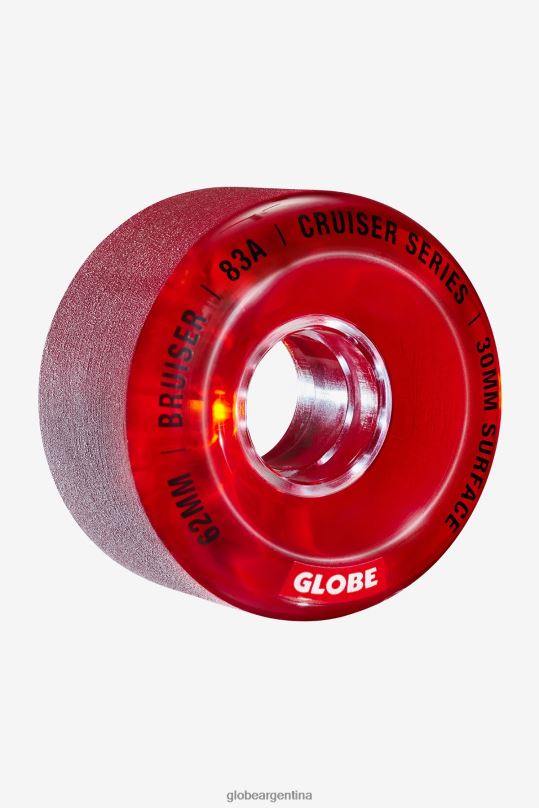 rueda bruiser cruiser 62mm rojo claro Globe Brand patinetas 4HL02Y246