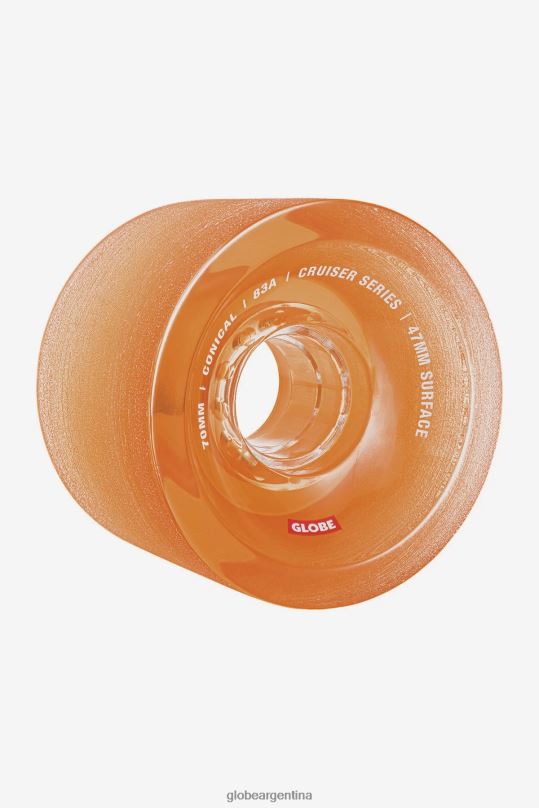 rueda de crucero cónica 70 mm ámbar claro Globe Brand patinetas 4HL02Y261
