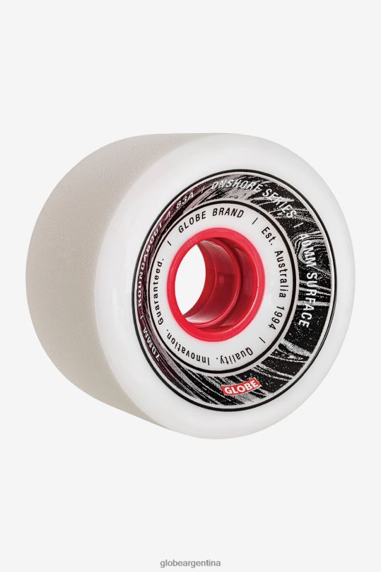 rueda para rotonda terrestre 70mm blanco rojo Globe Brand patinetas 4HL02Y258