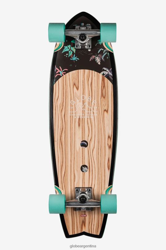 crucero sun city de 30" madera de olivo/jungla de neón Globe Brand patinetas 4HL02Y117