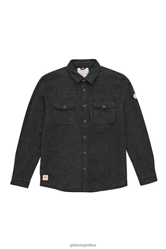 chaqueta de vagabundo carbón Globe Brand ropa 4HL02Y320