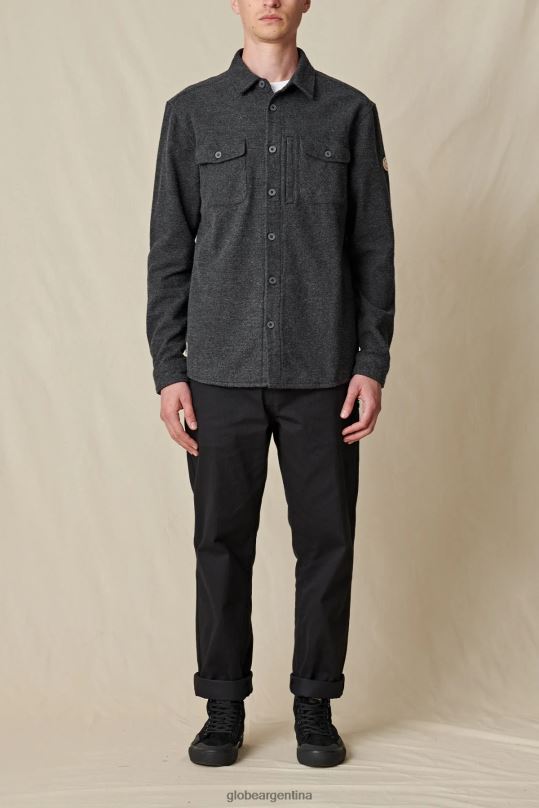 chaqueta de vagabundo carbón Globe Brand ropa 4HL02Y320