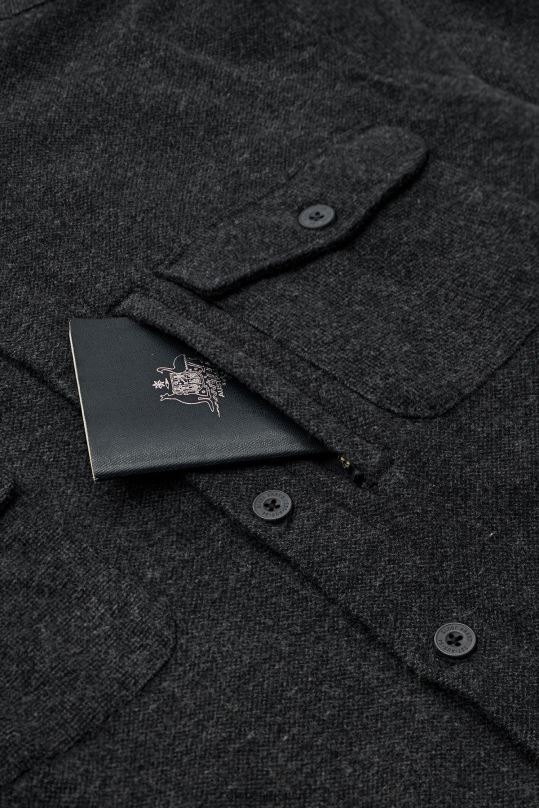 chaqueta de vagabundo carbón Globe Brand ropa 4HL02Y320