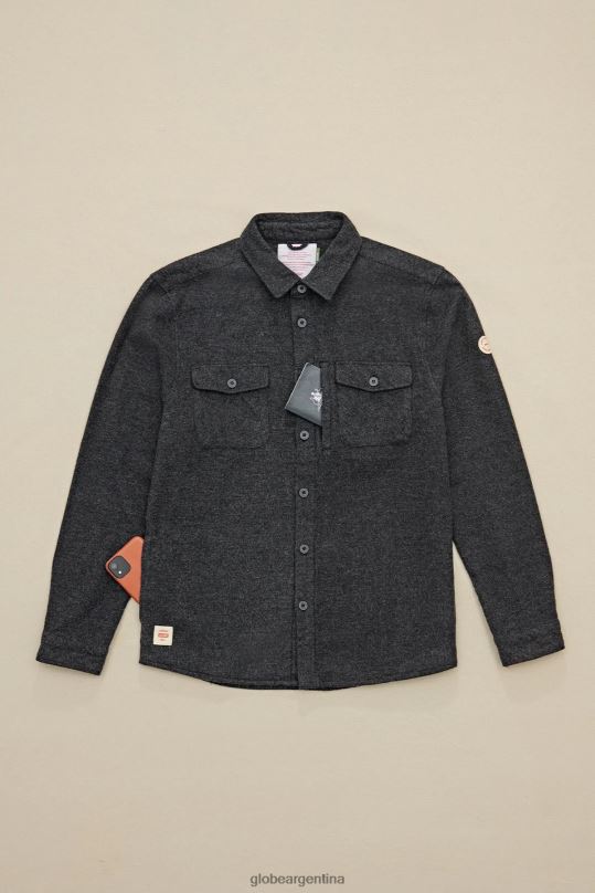 chaqueta de vagabundo carbón Globe Brand ropa 4HL02Y320