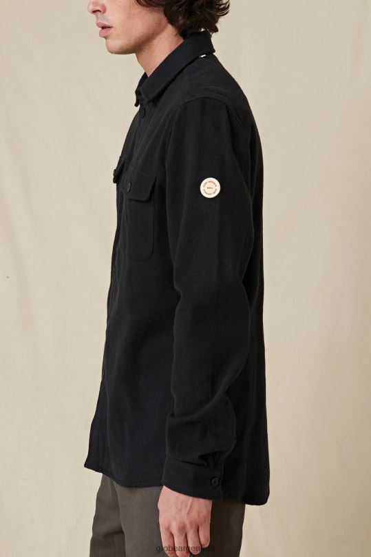 chaqueta de vagabundo negro Globe Brand ropa 4HL02Y316