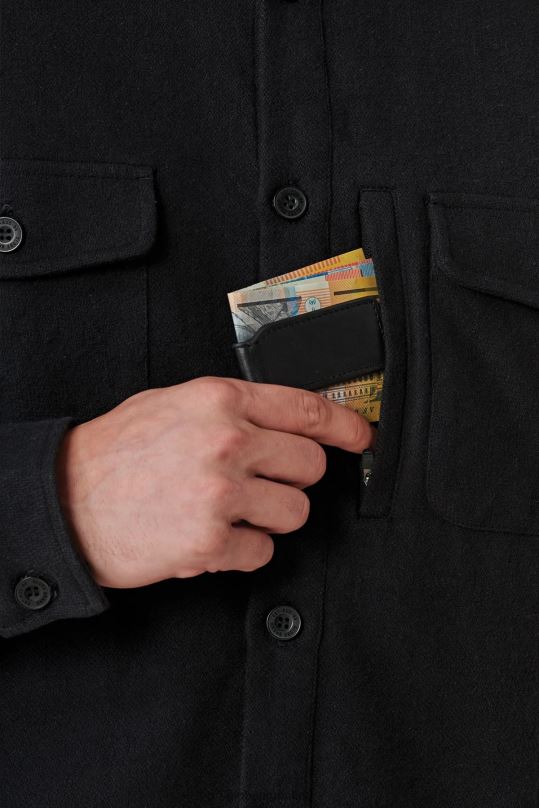 chaqueta de vagabundo negro Globe Brand ropa 4HL02Y316