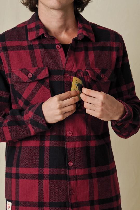 chaqueta de vagabundo ruibarbo Globe Brand ropa 4HL02Y315