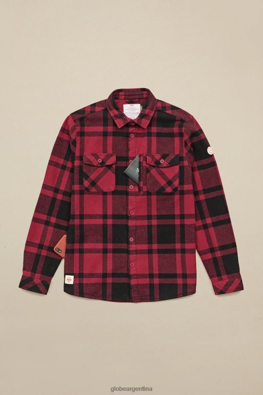 chaqueta de vagabundo ruibarbo Globe Brand ropa 4HL02Y315