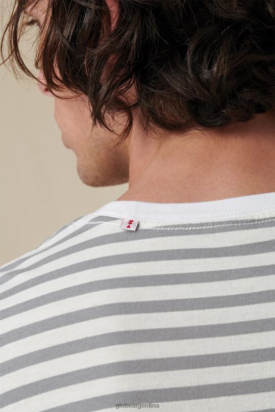 camiseta a rayas horizonte blanco Globe Brand ropa 4HL02Y292