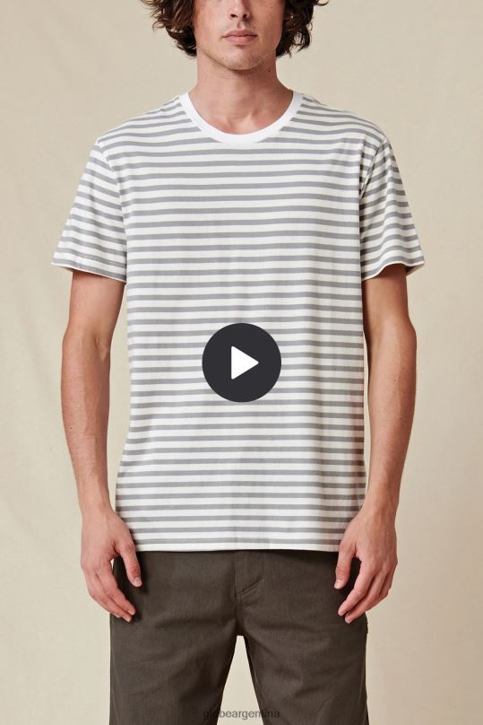 camiseta a rayas horizonte blanco Globe Brand ropa 4HL02Y292