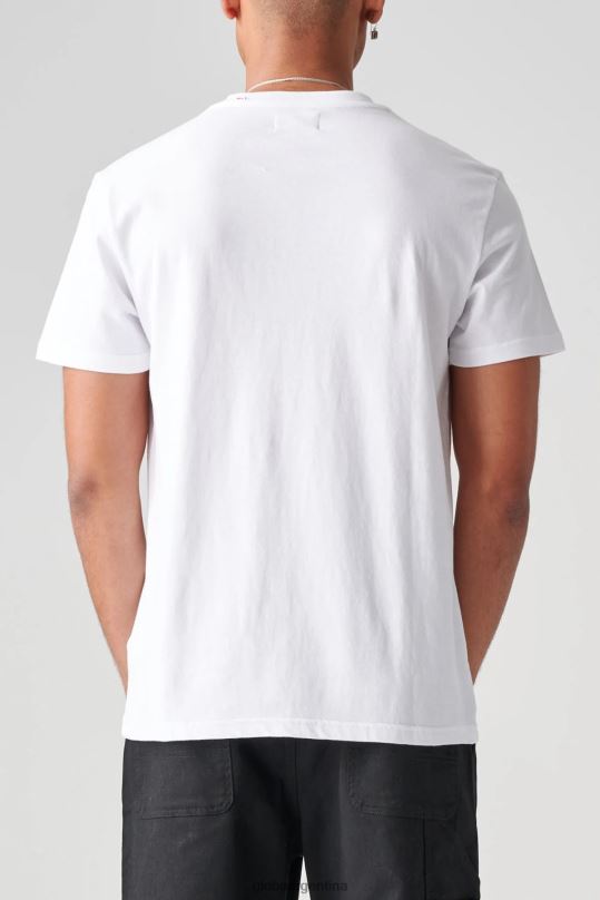 camiseta desequilibrada blanco Globe Brand ropa 4HL02Y274