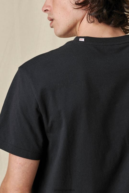camiseta lv negro Globe Brand ropa 4HL02Y301