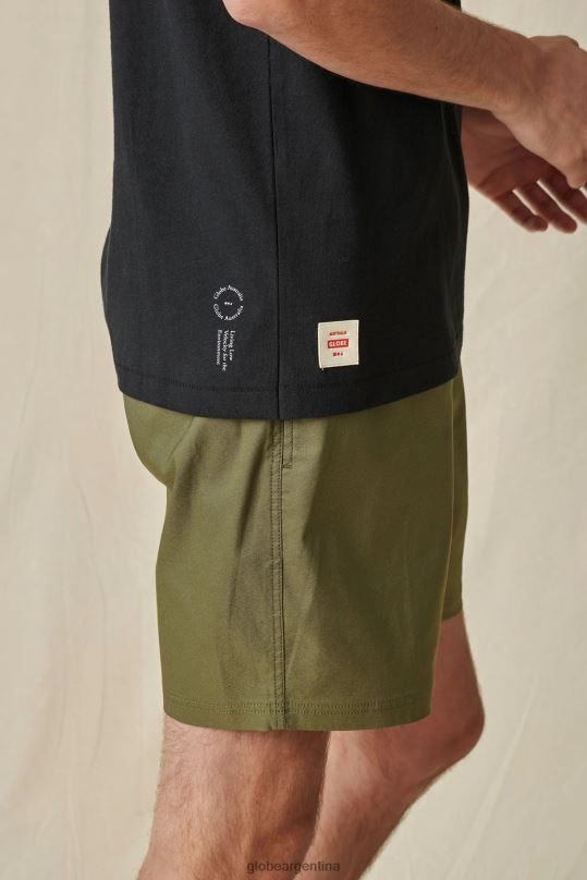 camiseta lv negro Globe Brand ropa 4HL02Y301