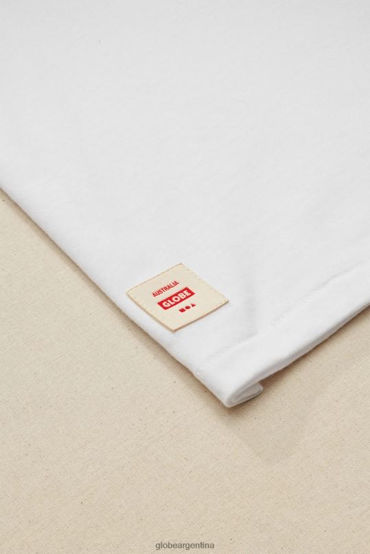 camiseta viva de baja velocidad blanco Globe Brand ropa 4HL02Y293