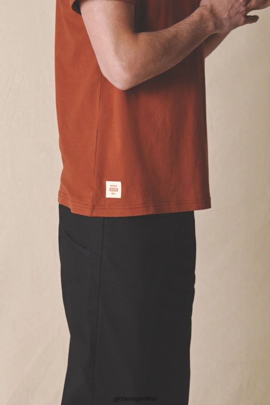 camiseta viva de baja velocidad nuez oscura Globe Brand ropa 4HL02Y307