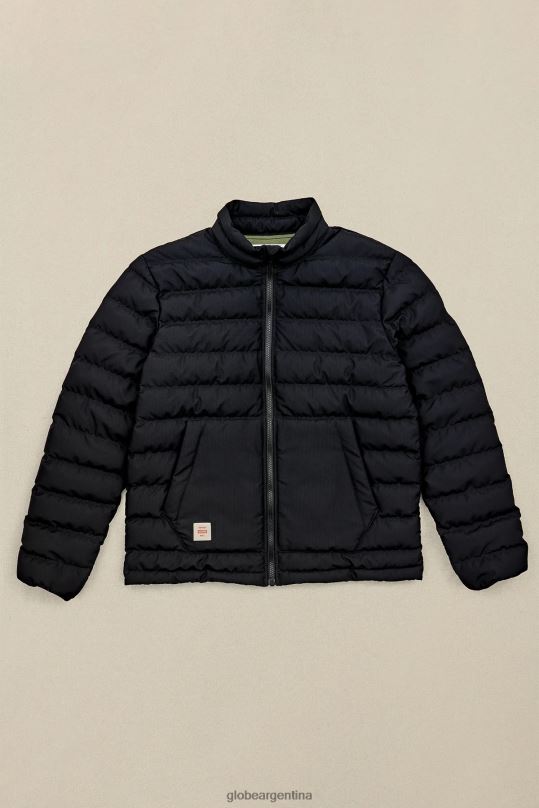 chaqueta de plumas de primera calidad negro Globe Brand ropa 4HL02Y337