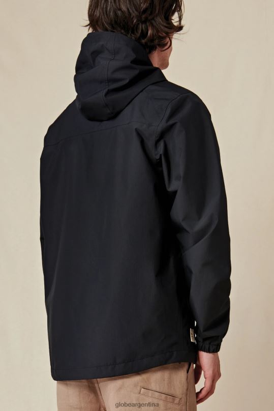 chaqueta de spray rompedor negro Globe Brand ropa 4HL02Y334