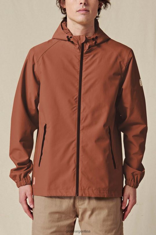 chaqueta de spray rompedor nuez oscura Globe Brand ropa 4HL02Y335