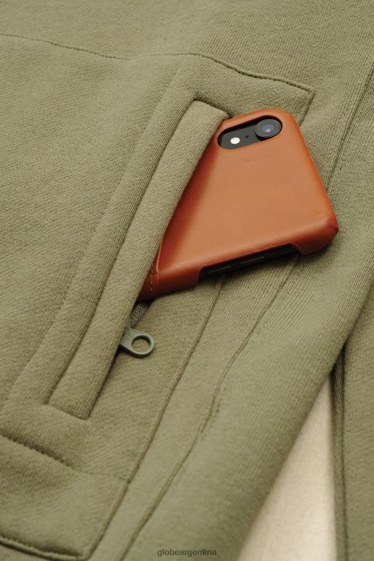 sudadera con capucha corpulenta aceituna Globe Brand ropa 4HL02Y322