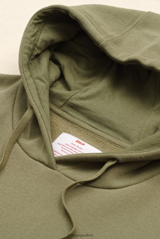 sudadera con capucha corpulenta aceituna Globe Brand ropa 4HL02Y322