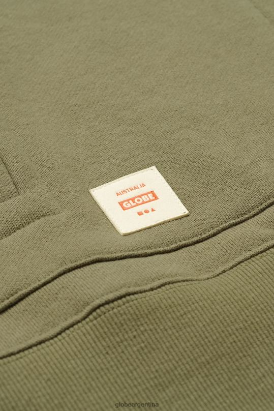 sudadera con capucha corpulenta aceituna Globe Brand ropa 4HL02Y322