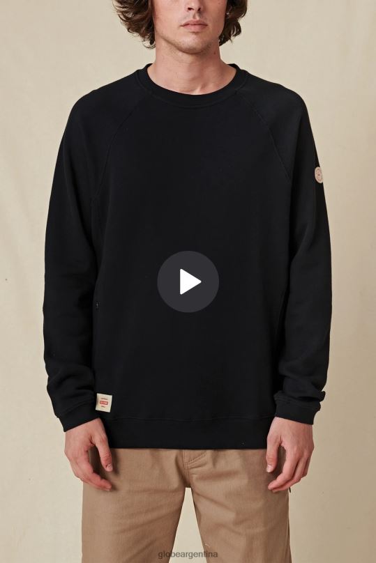 tripulación viajera negro Globe Brand ropa 4HL02Y325