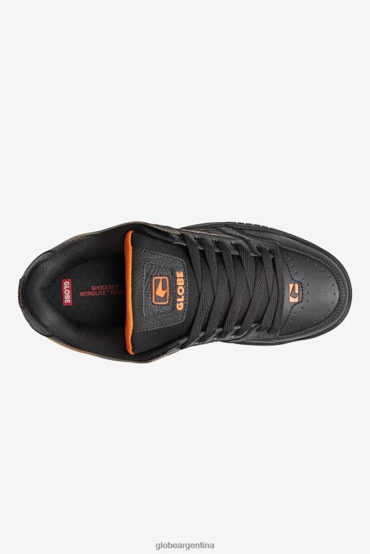 inclinación desvanecimiento negro/naranja Globe Brand zapatos 4HL02Y59